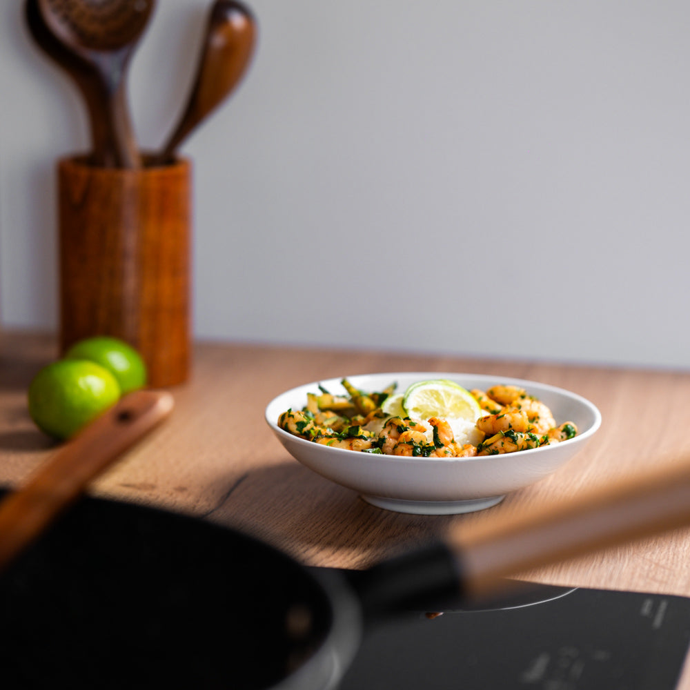 Le Poroshiri Wok Poignée Amovible