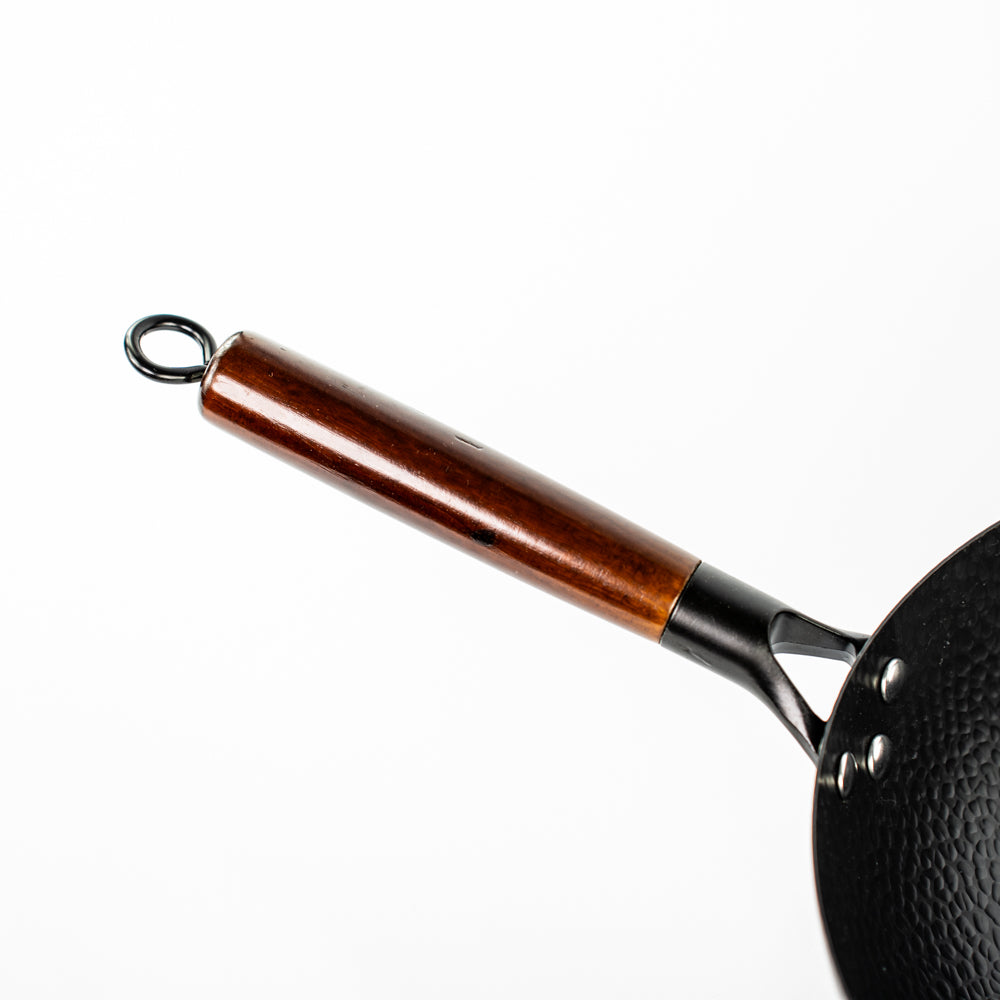 Wok Traditionnel en Acier Carbone – Le Secret du Wok Hei | Compatible Induction