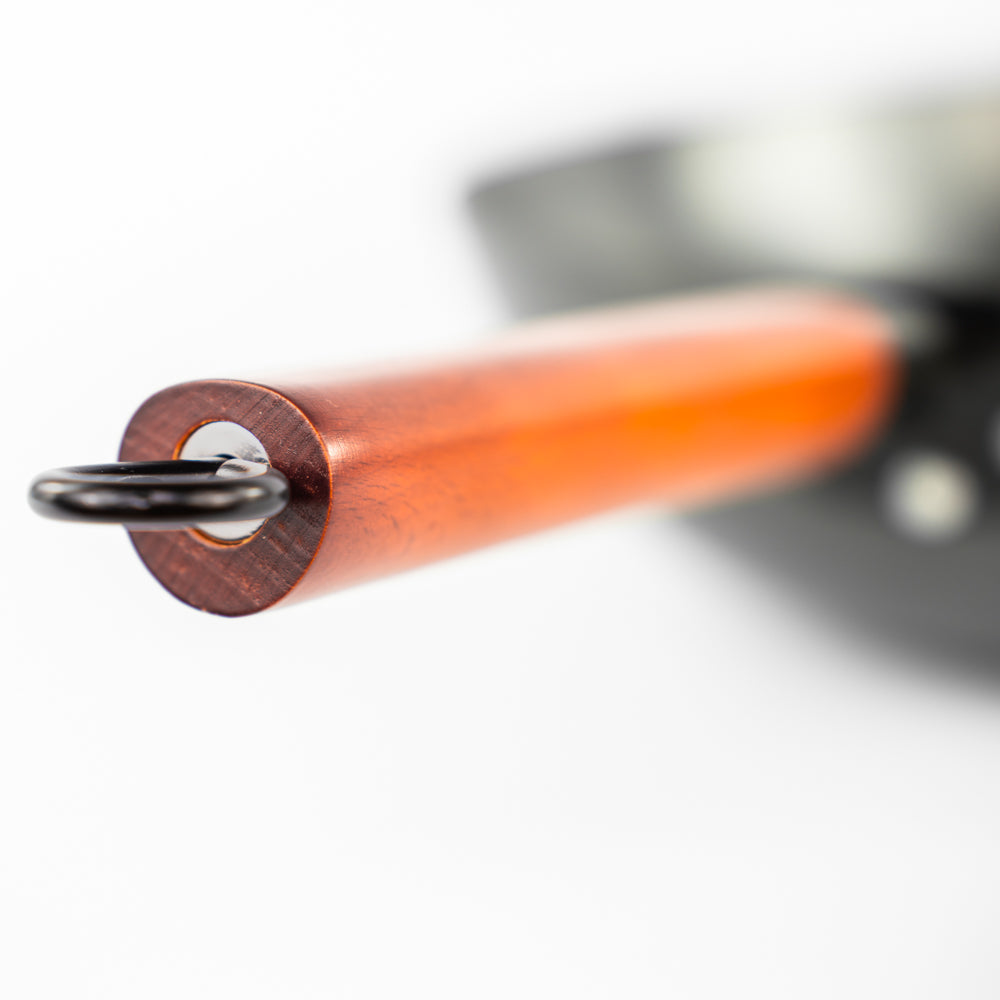 Wok Chinois Traditionnel en Acier Inox Anti-Adhésif - Tous Feux dont Induction