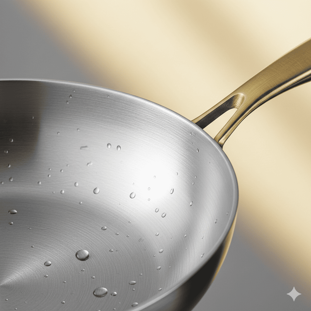 Wok Inox Professionnel – Tous Feux & Induction | Sans Revêtement Chimique