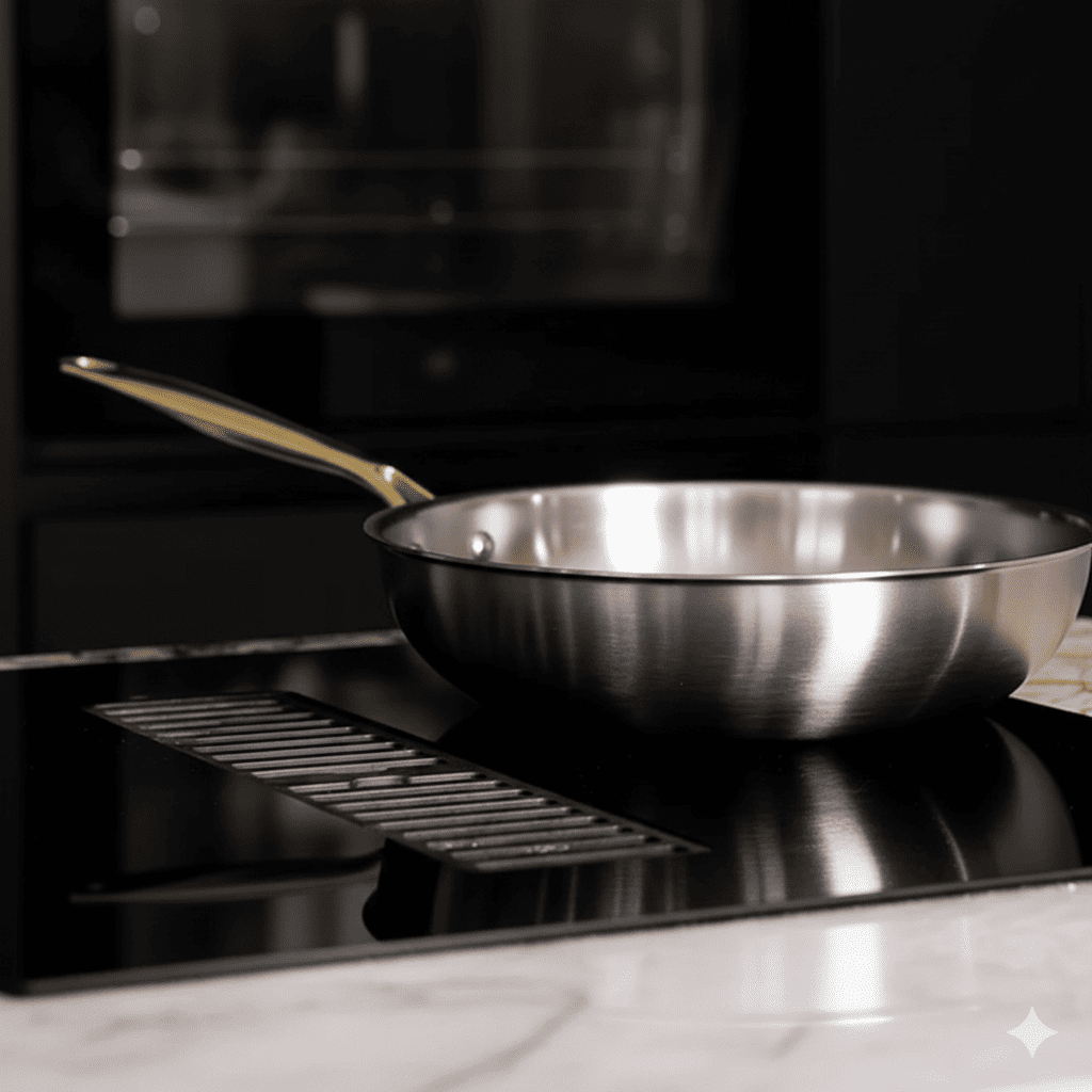 Wok Inox Professionnel – Tous Feux & Induction | Sans Revêtement Chimique