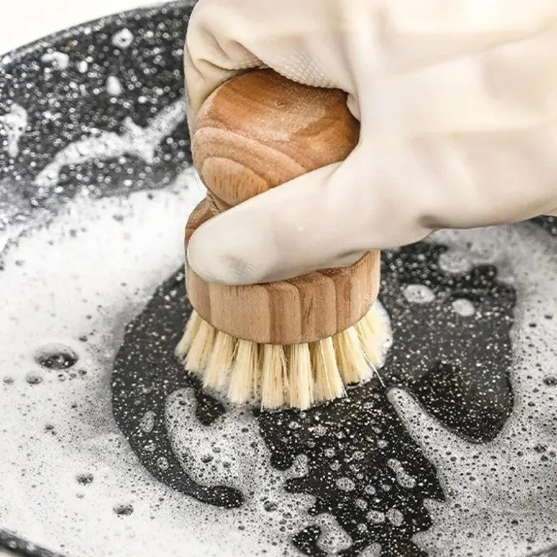 Brosse à Wok En Bambou