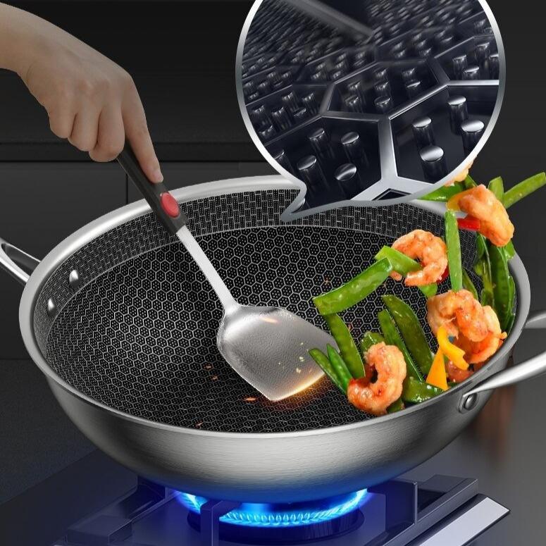 Le Hiuchi Wok Revêtement Ceramique