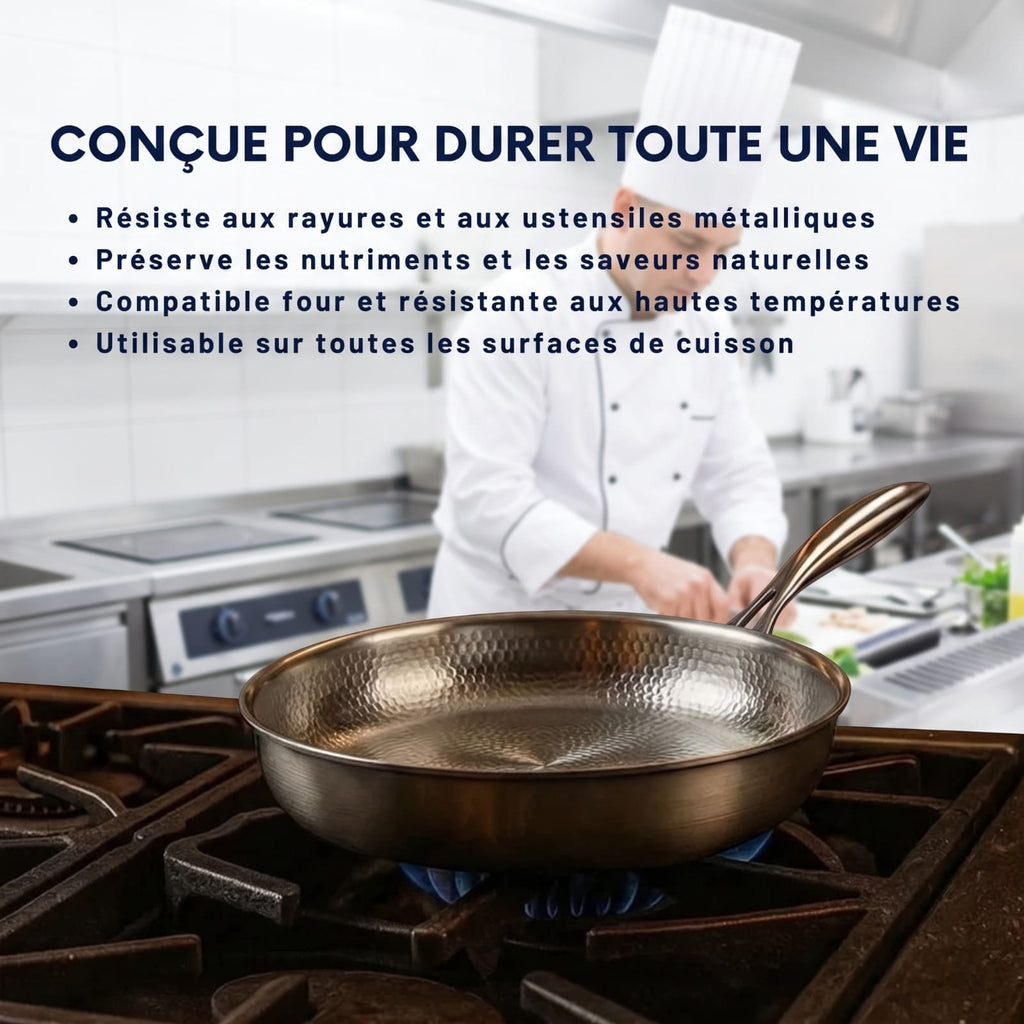 Poêle en Titane