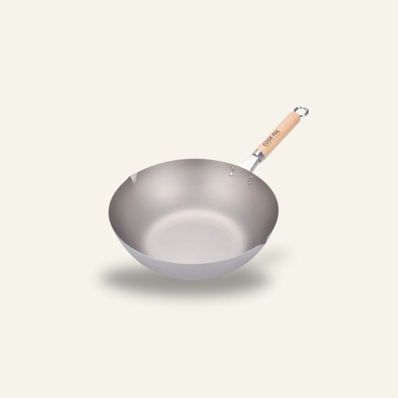 Le Pokao Wok avec Poignée Bois