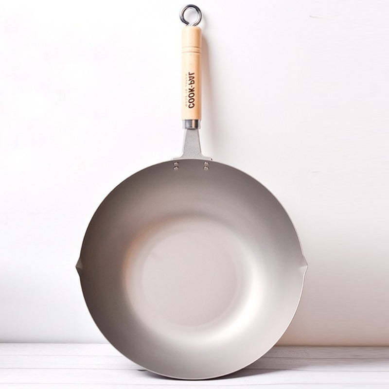Le Pokao Wok avec Poignée Bois