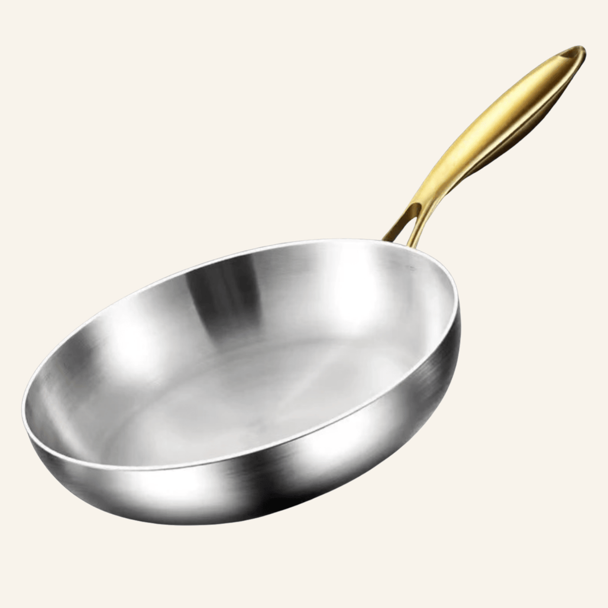 Wok Inox Professionnel – Tous Feux & Induction | Sans Revêtement Chimique