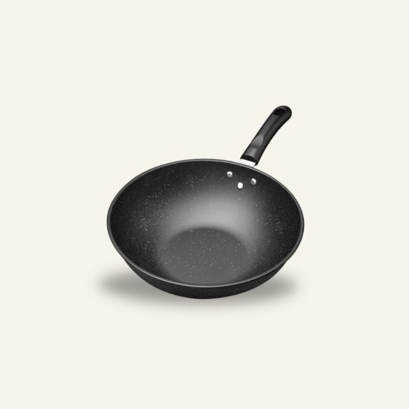 Wok Chinois Professionnel Traditionnel 28-32cm - Acier Cuisine Asiatique Restaurant