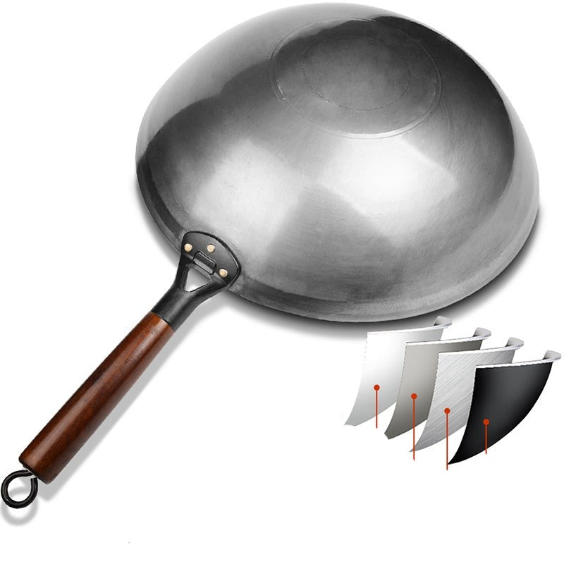 Le Pankon Wok Traditionnel Acier