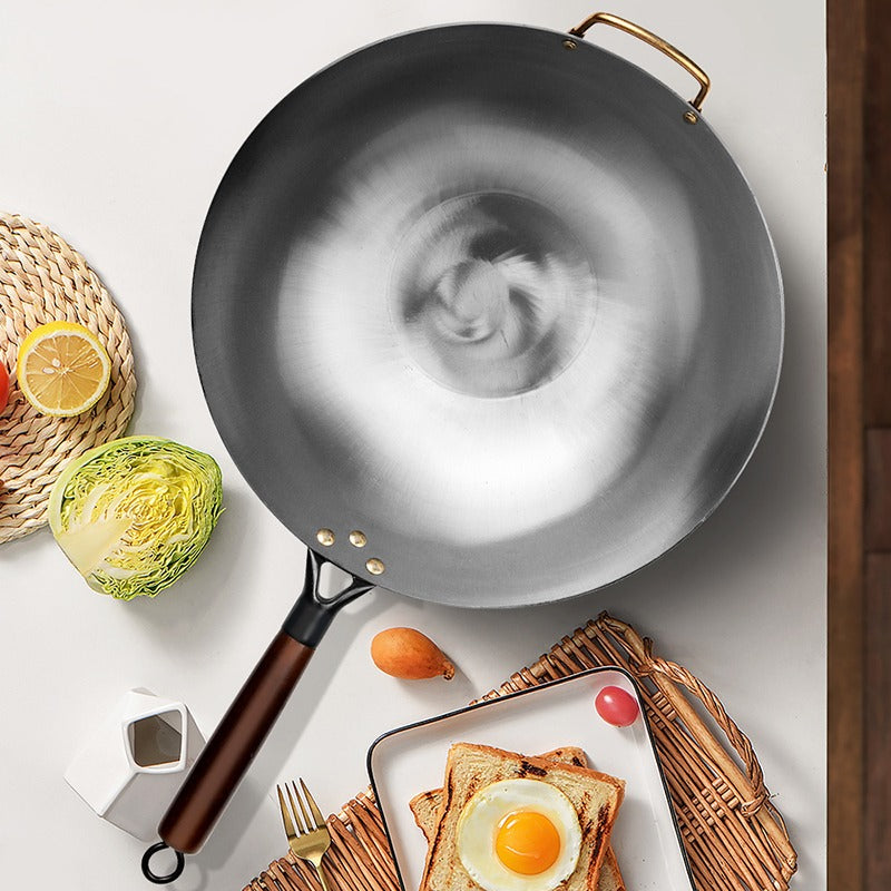 Le Pankon Wok Traditionnel Acier